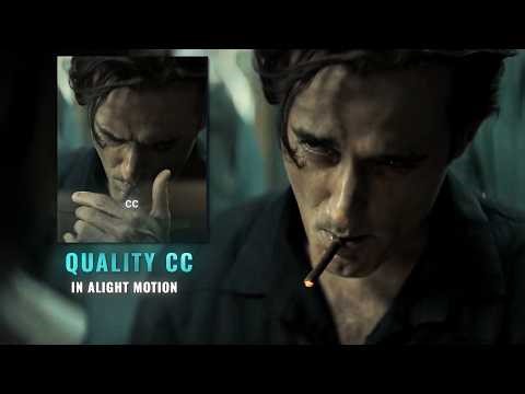 HIGH QUALITY CC 🔥 | Alight Motion Tutorial (+Preset)