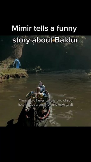 Baldur was blessed with invulnerability to all threats, physical or magical #godofwar #godofwarragnarok #kratos #atreus #mimir #baldur