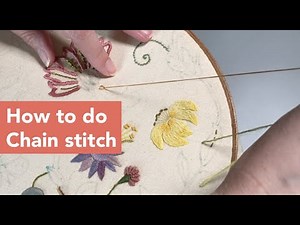 how to do Chain stitch
