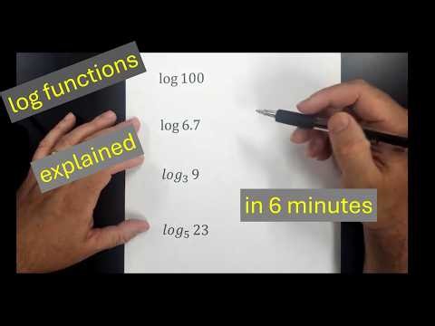 log functions explained in 6 minutes