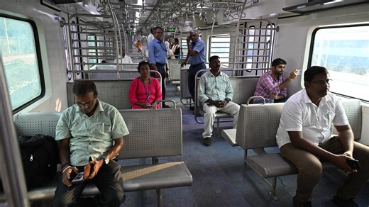 Watch: Chennai gets its first air-conditioned EMU train service