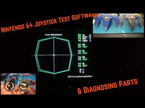 Nintendo 64 Controller & Joystick Test Software & Diagnosing Parts