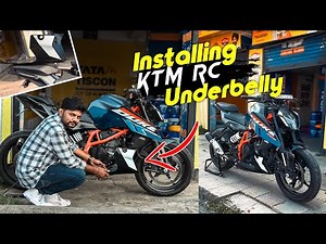 KTM RC 390 UNDERBELLY IN NEW DUKE 390 GEN3 | Complete Installation | SuperDuke Modification 💥⚡️