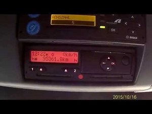 Tachograf kezelés.5.Vezetői kártya behelyezés.