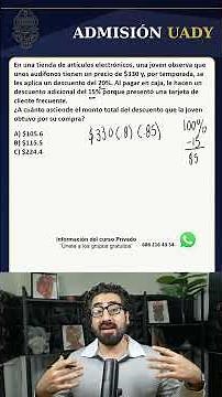 UADY Mathematical Thinking Test | EXANI II