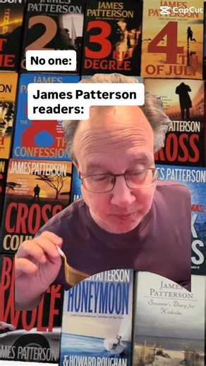With over 400 titles (and counting) to his name, James Patterson is undeniably one of the most prolific authors of all time…with a fan base almost as voracious as everyone’s favorite dad meme! 陸 Do you have a favorite Patterson series? Let us know your thoughts in the comments! #libraryhumor #librarylife #jamespatterson | Frankenmuth Wickson District Library | Facebook
