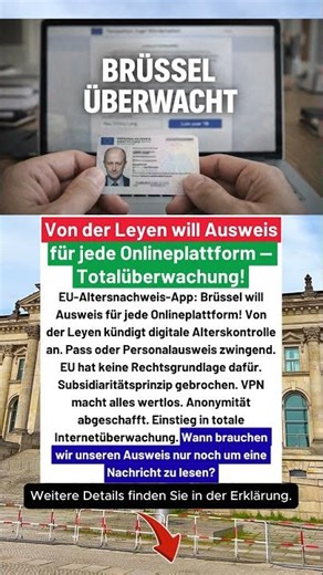 EU will Personalausweis für das Internet — der Anfang der totalen Kontrolle! #merz #breaking