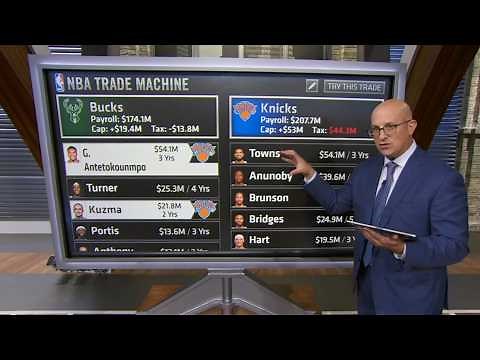 TRADE MACHINE 🚨 Bobby Marks breaks down Anthony Davis & Giannis potential trades | NBA Today