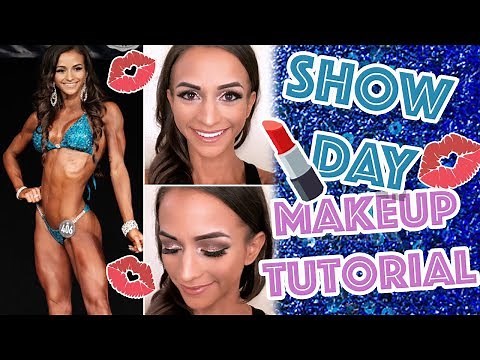 BIKINI COMPETITOR SHOW DAY MAKEUP TUTORIAL