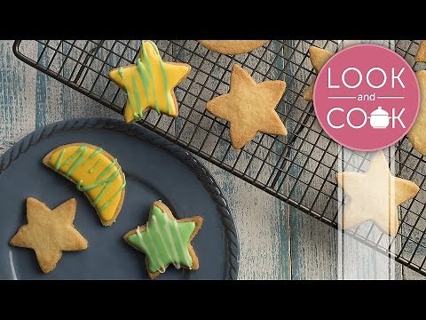 Star Shaped Cookies Recipe - Look and Cook step by step recipes | How to cook Star Shaped Cookies