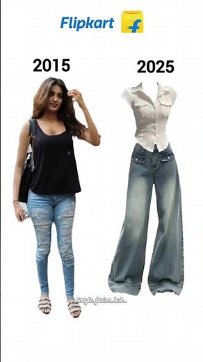 2015 vs 2025 Flipkart Fashion | Then vs Now Trends | Budget-Friendly Outfits for Womens/girls