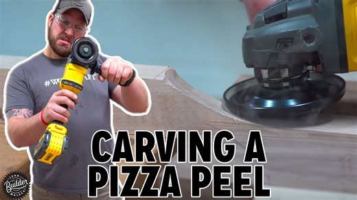 How This Man Made a Pizza Peel with an Angle Grinder!