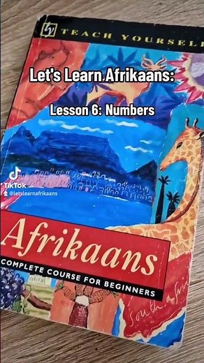 6 - Afrikaans Lessons for Beginners: Numbers #languagelearning