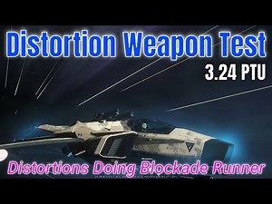 3.24 Are Distortion Weapons Effective In Doing Blockade Runner Event? | Star Citizen 3.24 PTU 4k