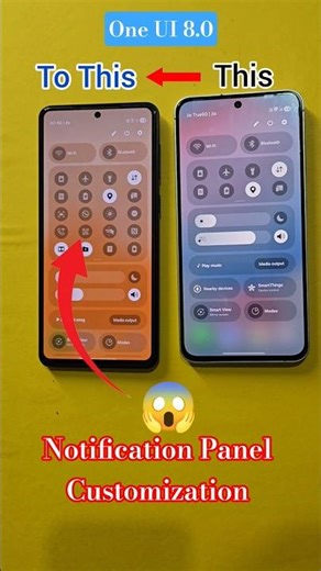 Samsung New Notification Panel!