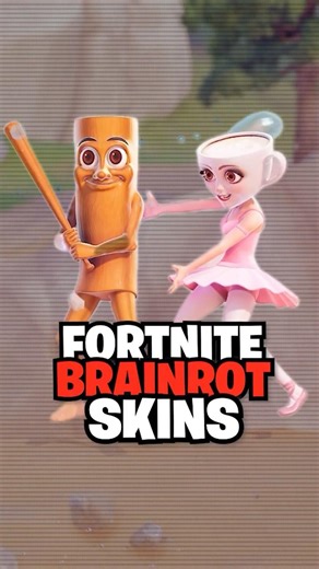 Brainrot Skins WITHOUT a mask..😱 [Fortnite]