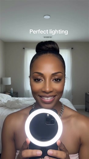 This mini ring light clips right on your phone for perfect lighting anytime—bright, portable, and flawless for videos, selfies, and lives. It’s great for taking pictures at night, too. It’s a must-have! Click the link in my bio to purchase.”#tiktokshop #miniringlightclip #tiktok #fypシ゚viral