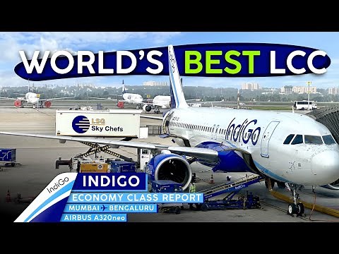INDIGO AIRLINES A320neo XL Seats 🇮🇳【4K Trip Report Mumbai to Bengaluru】World's BEST Low Cost?!