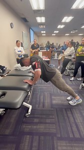 3 comments | Watch as physical therapy student Jason Gallardo uses Blood Flow Restriction (BFR) Therapy, which is a safe technique that combines blood flow restriction with low intensity exercise to produce gains similar to high intensity exercise. The benefits of BFR are increased strength, decreased joint stress, decreased muscle damage and soreness, and muscle hypertrophy.   | Touro University Nevada | Facebook