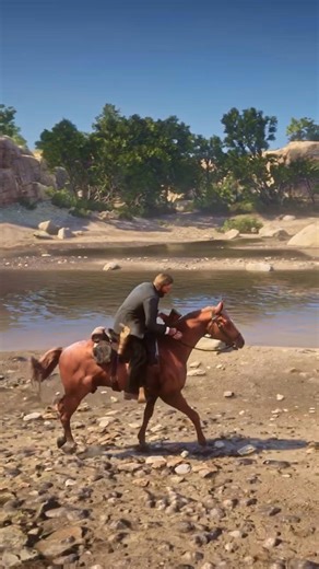 E.73 crazy simulated stunning survival skill RDR2 #shorts #viral