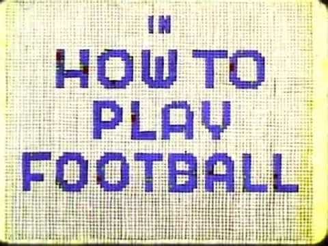 Goofy - How to Play Football • 1944, Original Opening Titles