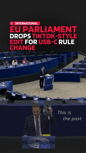 European Parliament has officially entered its content creator era. In a new TikTok-style edit, the EU’s social media team showed off the dramatic switch from a jungle of tangled chargers to the sleek simplicity of USB-C, and honestly, it’s the kind of energy you’d expect from a TikTok Stan account, not Brussels. The caption summed it up perfectly: “As of December last year, all these new devices sold in the EU must use USB-C: Mobile phones, tablets, digital cameras, headphones, headsets, handhe