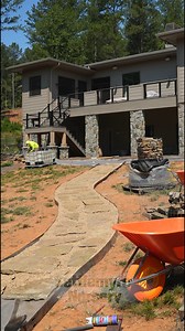 Creating Timeless Pathways! -Lake Rhodhiss July 2025 Install #landscapedesign #Landscaping #NorthCarolina | Settlemyre Nursery