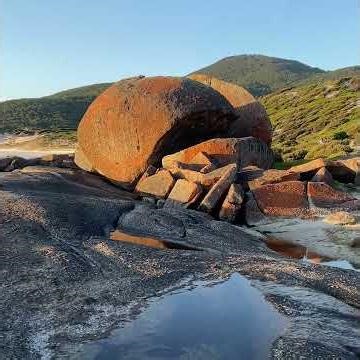 Wilsons Promontory views across the Tidal river footbridge