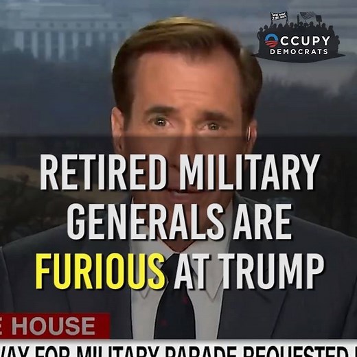 Retired military generals are up in arms over draft-dodger Trump's plans to hold a military parade, and they're letting him know it in no uncertain terms. | Occupy Democrats