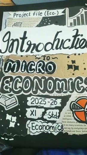 Economics Project File Cover Ideas
