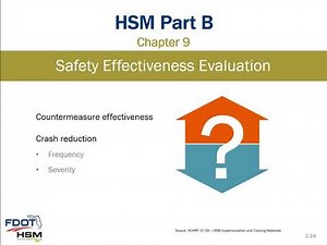 Highway Safety Manual (HSM) Webinar 2 – Part 1