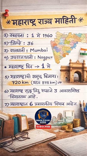 🔥 महाराष्ट्र राज्य माहिती | Maharashtra GK One Shot | Police Bharti | Talathi | MPSC 2026