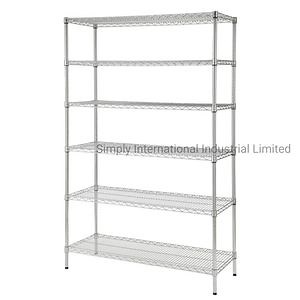 [Hot Item] 6 Tier Wire Racks Metal Storage Shelving Used for Commercial Refrigerated Environments