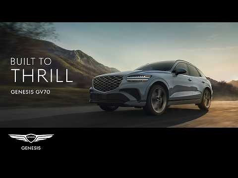 2027 Genesis GV70 | Built to Thrill | Genesis USA