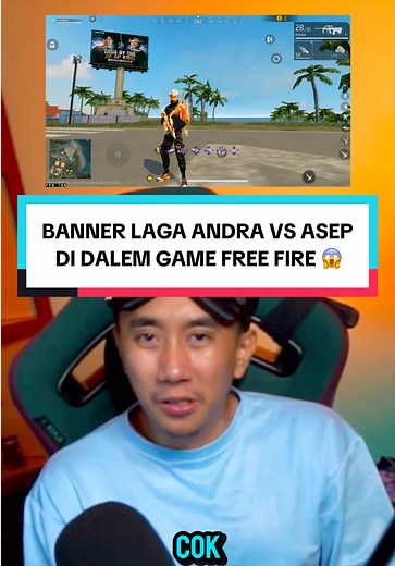 Andra ST vs Asep Rocky Free Fire – Laga Seru di In-Game