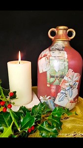 Fun Christmas Decor Upcycle Idea! #painting #upcycle #christmastime #christmasideas #xmastime🎄 | Decoris Home Vintage