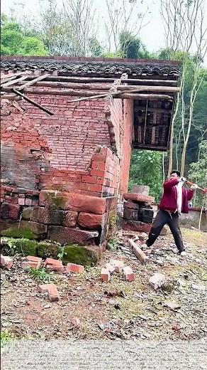 Swinging the Wrecking Ball: How a Sledgehammer Topples a Brick Wall
