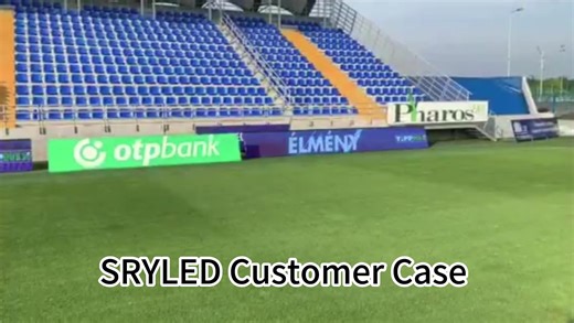 Basketball Court Football Stadium IP65 Rated 8mm Pixel Pitch 4K Full Color 5500cd Brightness Outdoor LED Advertising Display