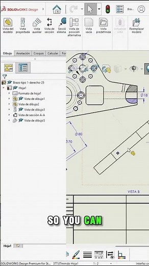 🔵📐 THE AUXILIARY VIEW IN SOLIDWORKS: THE TRICK THAT BEGINNERS IGNORE…