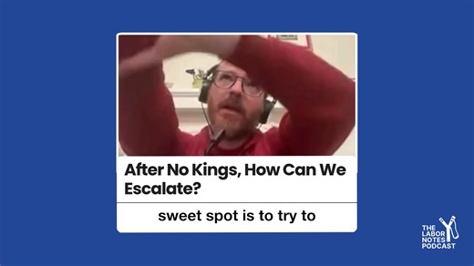 New on the Labor Notes Pod: Eric Blanc on scalable tactics for non-violent disruption that build on the mass mobilization of "No Kings"—walkouts by students and teachers that can go viral, and May 2026 actions to pressure institutions to move away from supporting or acquiescing to the Trump administration: https://labornotespodcast.podbean.com/e/how-do-we-build-worker-power-under-trump-20-with-guest-eric-blanc/ Eric Blanc is an assistant professor of labor studies at Rutgers University, an organ