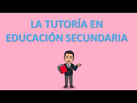 La tutoría en secundaria