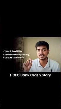 Story Behind HDFC Bank Biggest Crash After 2020!