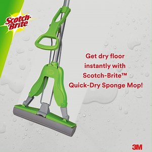 9.7K views · 37 reactions | Give your weary mops an upgrade with Scotch-Brite™ Quick-Dry Sponge Mop! Its unique butterfly squeezing mechanism gives you a clean & dry floor in seconds. Pick it up at Fairprice Online: https://www.fairprice.com.sg/product/scotch-brite-handsfree-quick-dry-pva-sponge-mop-13092080 Spend $30 on 3M products and get yourself a tumbler! (Exclusively at Fairprice Online) | Scotch-Brite | Facebook