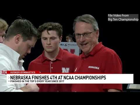 Nebraska Gymnasts Asher Cohen Wins NCAA Championship Title on Rings as Huskers Finish 4th as a Team