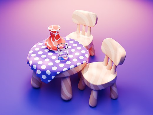 Blender 3D Tutorial Scene: Patterns