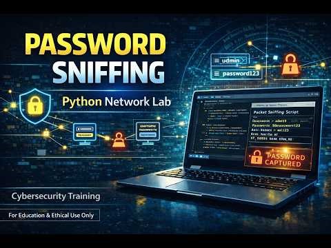 Network Packet Sniffing with Python | Cybersecurity Training Lab