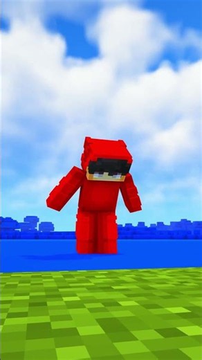 BLUE ONLY Challenge... #minecraft #shorts