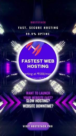Lightning-Fast Hosting + Free Security Included #ssl #webhosting