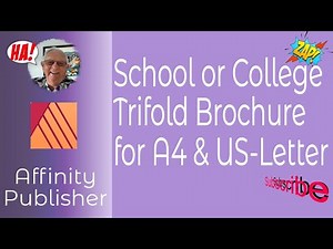 2 Easy Affinity Publisher Tri-Fold Brochure Designs Anyone Can Use - With Downloadable Examples