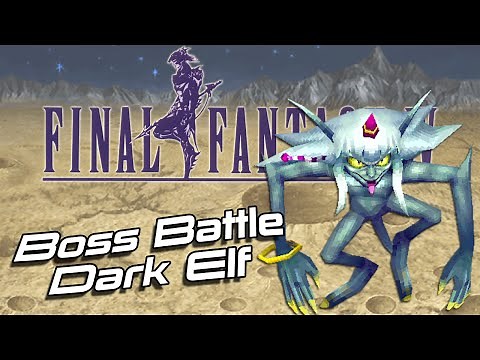 Final Fantasy IV 3D - Boss Battle - Dark Elf - Hard mode